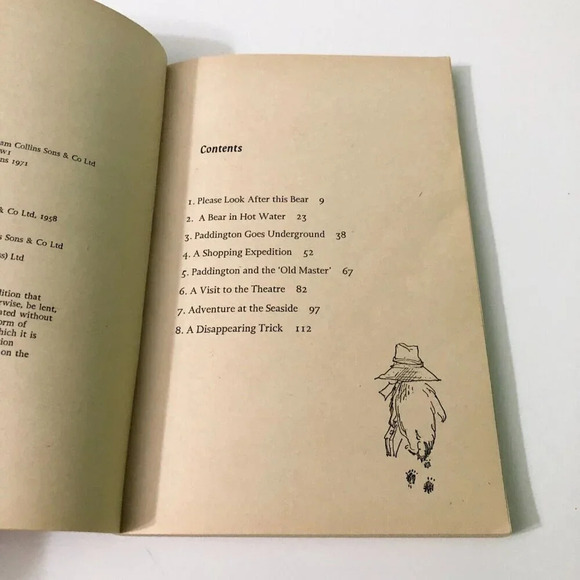 Vtg 1972  Bear Called Paddington The Air Armada Lion Book Paperback Michael Bond - Picture 10 of 16